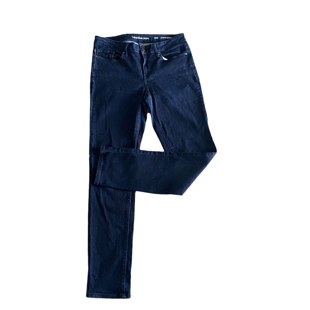 Calvin Klein Dark Wash Mid Rise Jeans Size 10